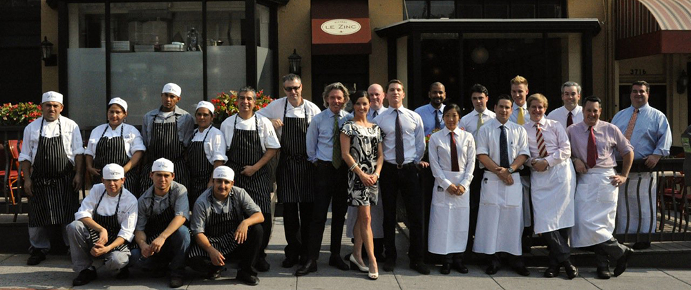 John and his restaurant crew