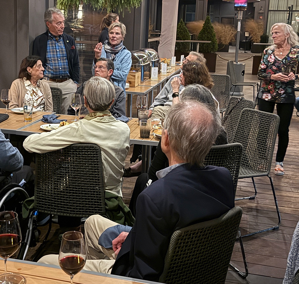 During the birthday party